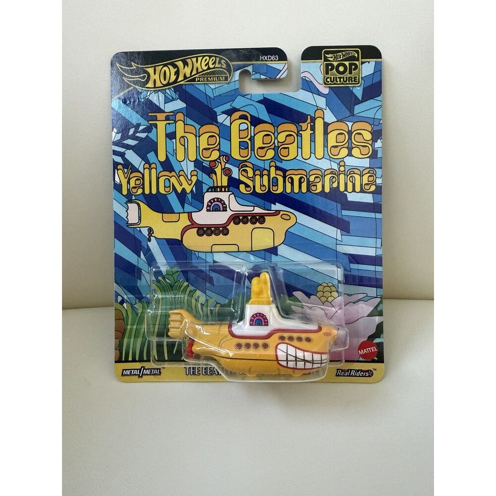 The Beatles Yellow Submarine Collectible Mattel Hot Wheels Car Premium POP